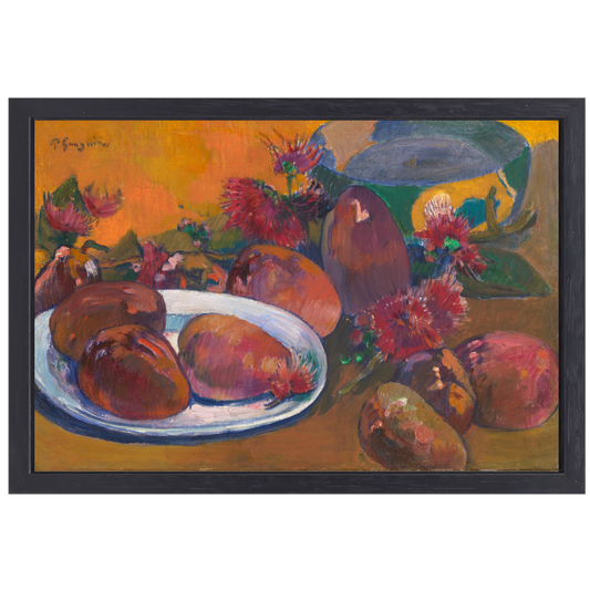Stilleven met mangos - Paul Gauguin canvas met baklijst