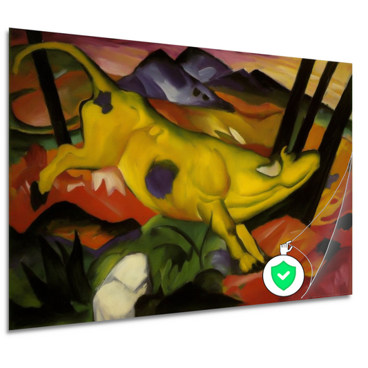 De gele koe - Franz Marc poster