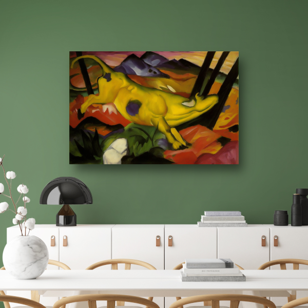 De gele koe - Franz Marc poster