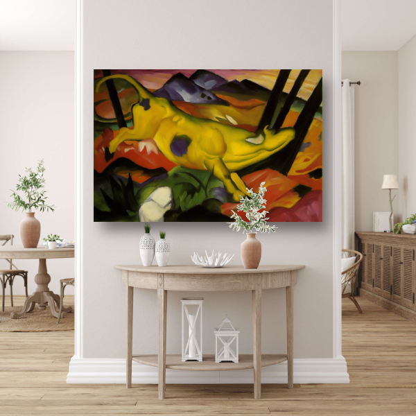 De gele koe - Franz Marc poster