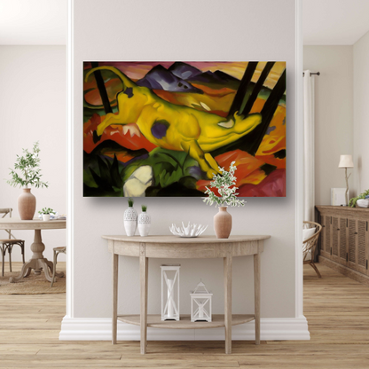 De gele koe - Franz Marc poster