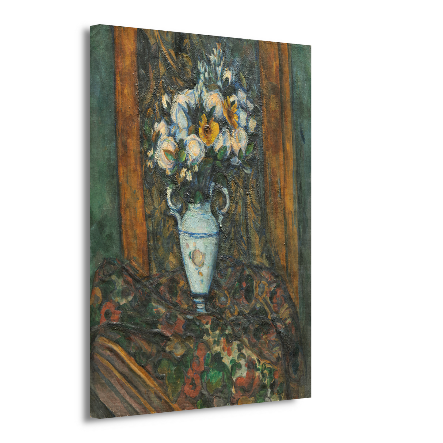 Vaas met bloemen - Paul Gauguin canvas