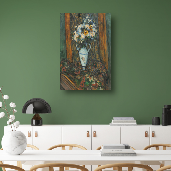 Vaas met bloemen - Paul Gauguin poster