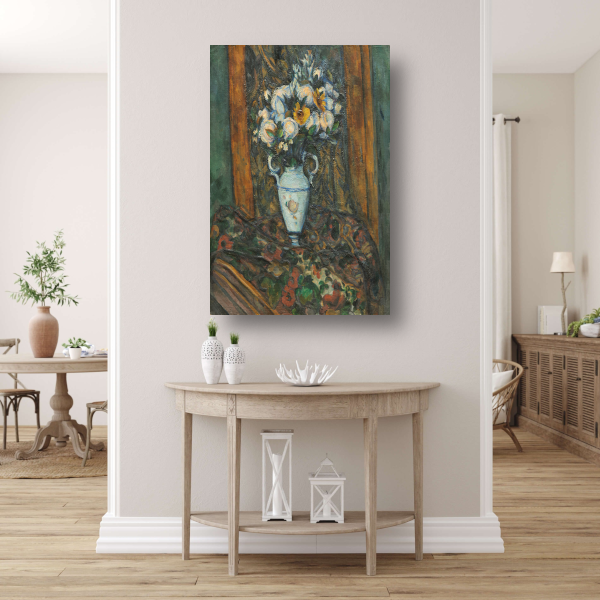 Vaas met bloemen - Paul Gauguin poster
