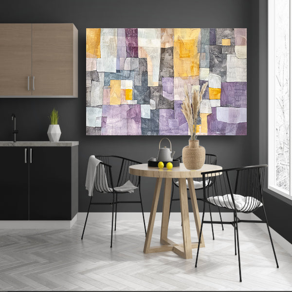 Kleurrijk modern abstract kunstontwerp poster