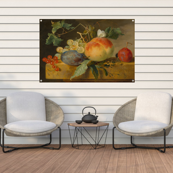 Fruitstilleven - Jan van Huysum tuinposter