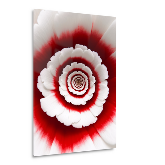 De Spiraalvormige Dans van Kleur Acrylglas