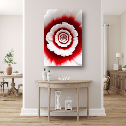 De Spiraalvormige Dans van Kleur canvas met baklijst