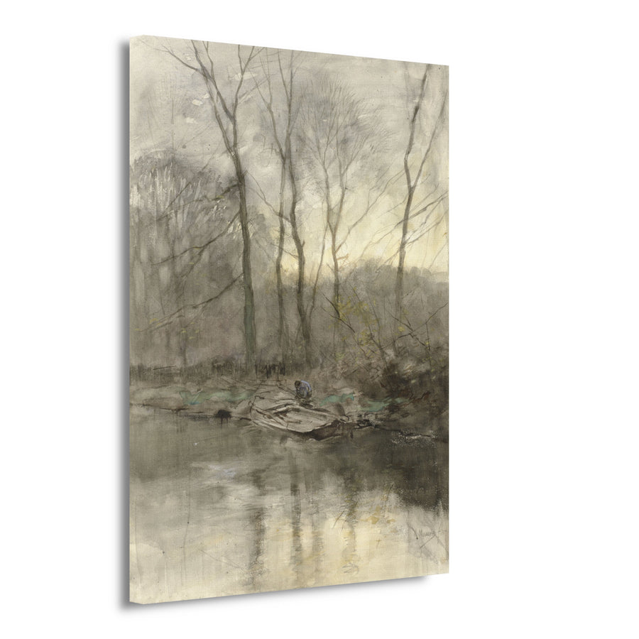 Bosrand aan het water - Anton Mauve canvas