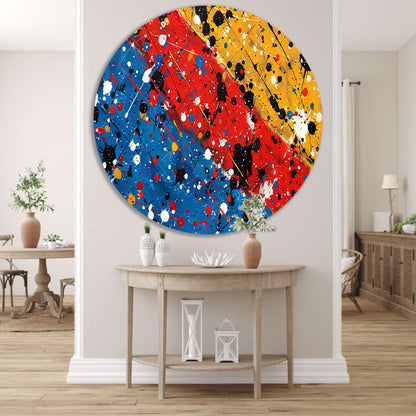 Abstract blokken compositie forex muurcirkel