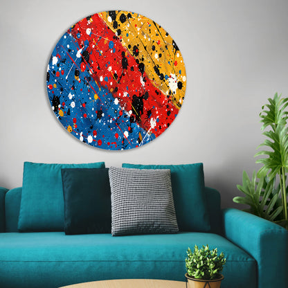 Abstract blokken compositie forex muurcirkel