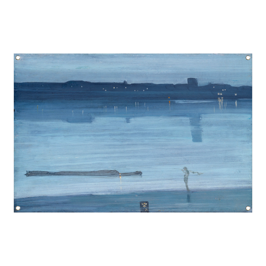 Blauw en zilver - Chelsea - James Abbott McNeill Whistler tuinposter