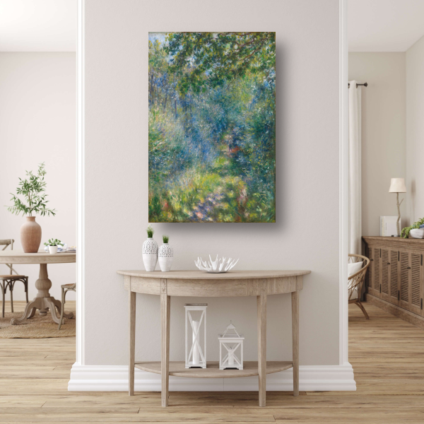Pad in het bos - Pierre-Auguste Renoir poster