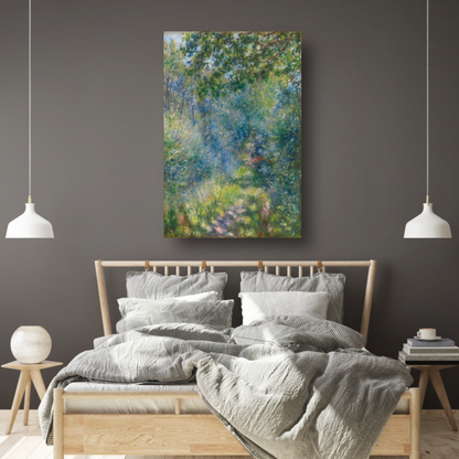 Pad in het bos - Pierre-Auguste Renoir poster