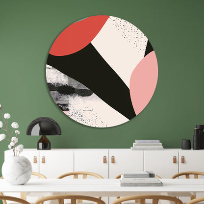 Abstract Vormen in Levendige Kleuren forex muurcirkel