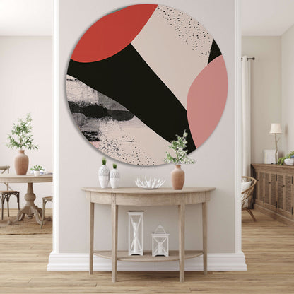 Abstract Vormen in Levendige Kleuren forex muurcirkel