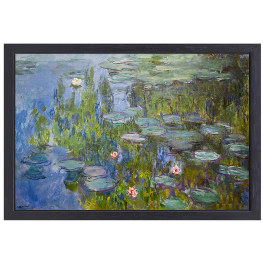 Waterlelies - Claude Monet canvas met baklijst