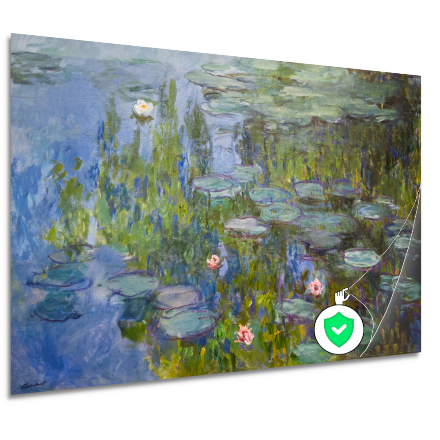 Waterlelies - Claude Monet poster