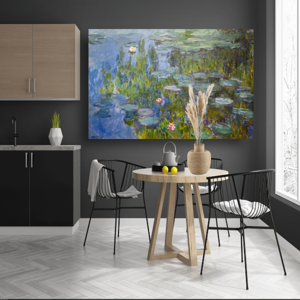 Waterlelies - Claude Monet canvas met baklijst