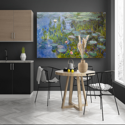 Waterlelies - Claude Monet canvas met baklijst