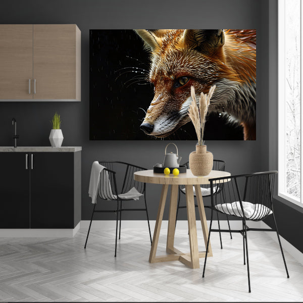Vossenblik in de Regen acrylglas