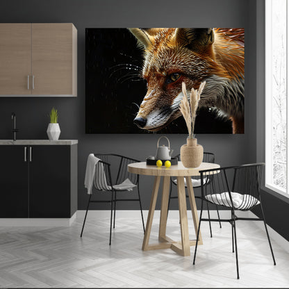 Vossenblik in de Regen acrylglas