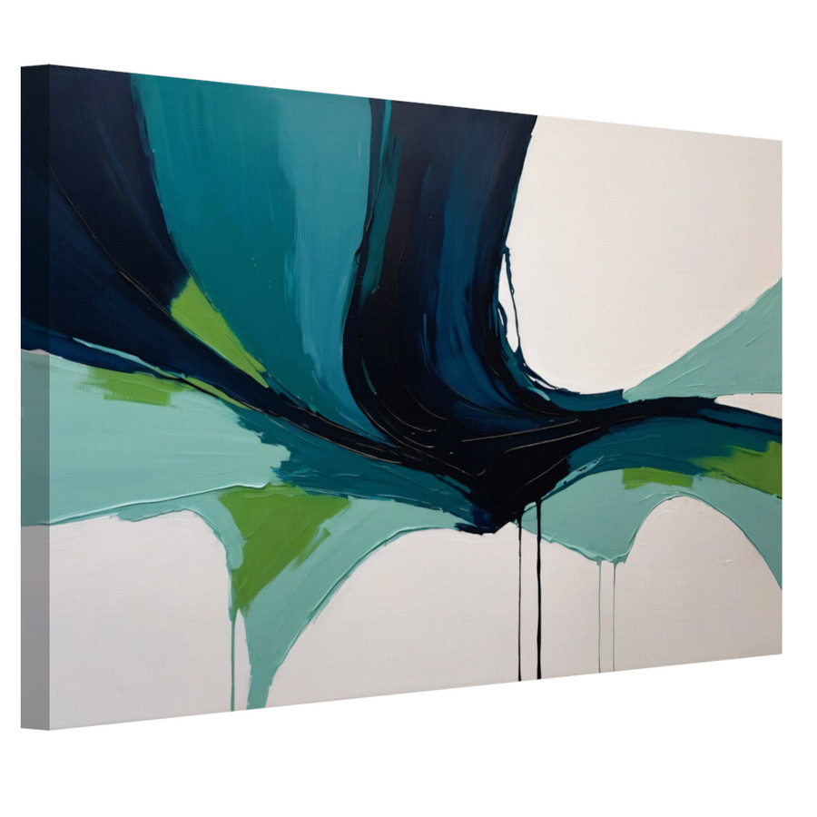 Harmonische Stroom van Moderne Abstractie canvas