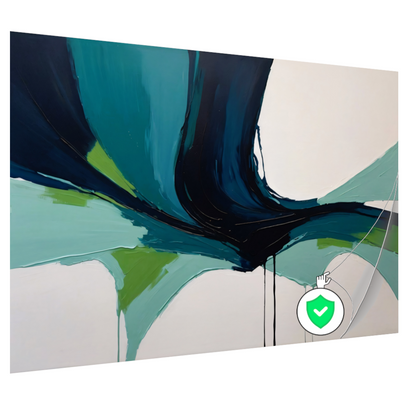 Harmonische Stroom van Moderne Abstractie poster