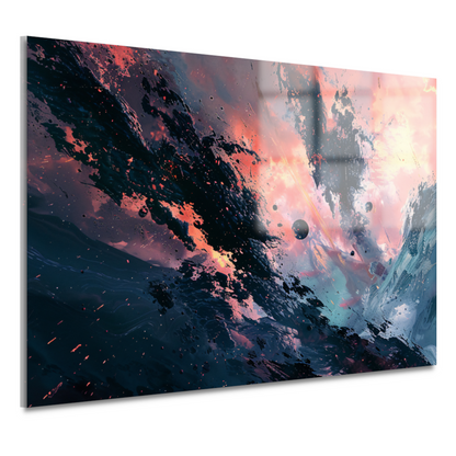 Explosieve Kosmische Dans in Kleur acrylglas