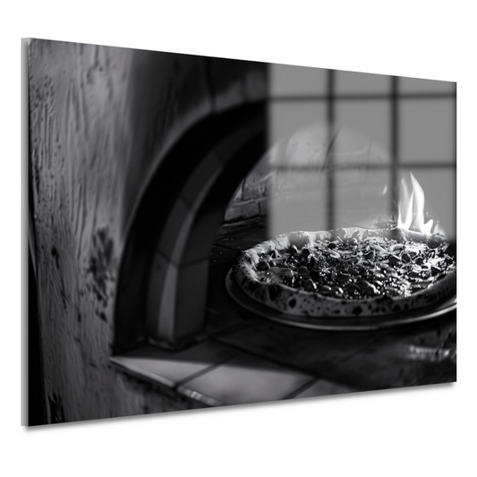 Tijd voor pizza acrylglas