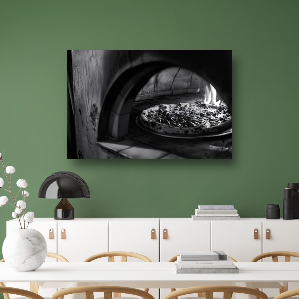 Tijd voor pizza canvas