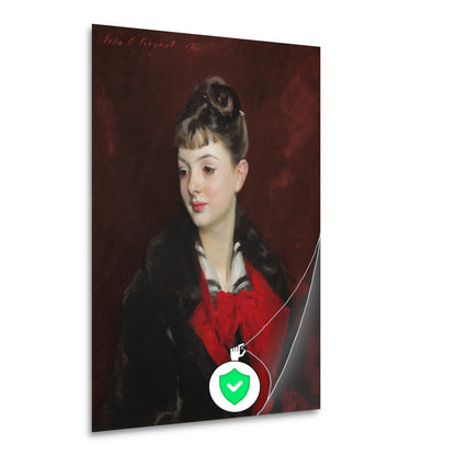 Portret van mevrouw Suzanne Poirson - John Singer Sargent poster