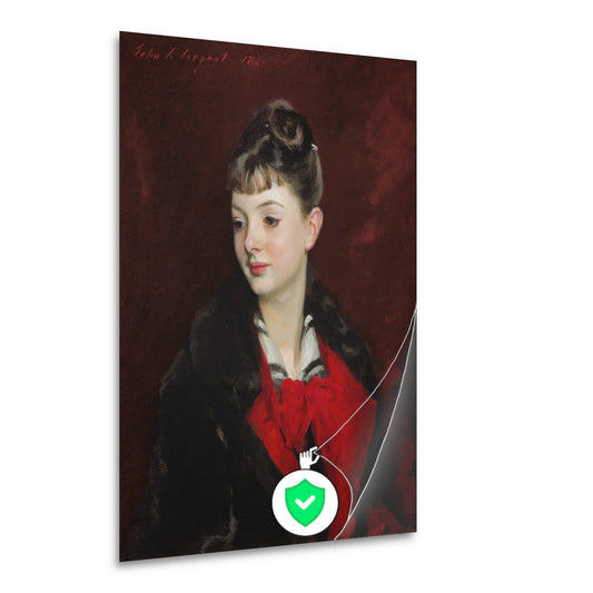 Portret van mevrouw Suzanne Poirson - John Singer Sargent poster