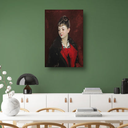 Portret van mevrouw Suzanne Poirson - John Singer Sargent poster