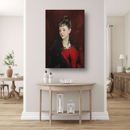 Portret van mevrouw Suzanne Poirson - John Singer Sargent poster