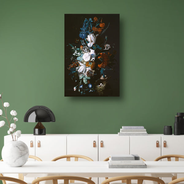 Vaas met bloemen - Jan Davidsz de Heem canvas