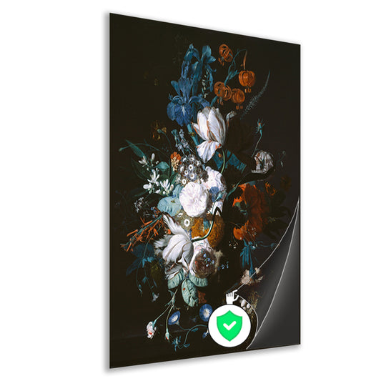 Vaas met bloemen - Jan Davidsz de Heem poster