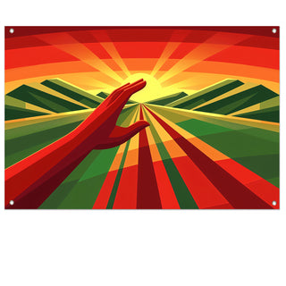 Digital art tuinposters