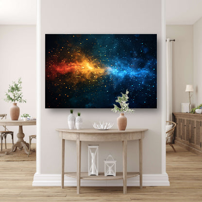 Vergezichten van de Melkweg canvas