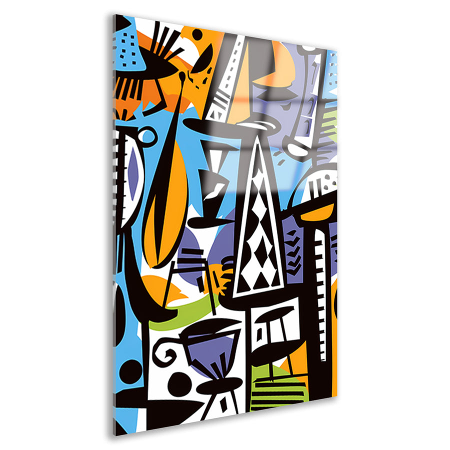 Abstracte Figuren en Vazen acrylglas