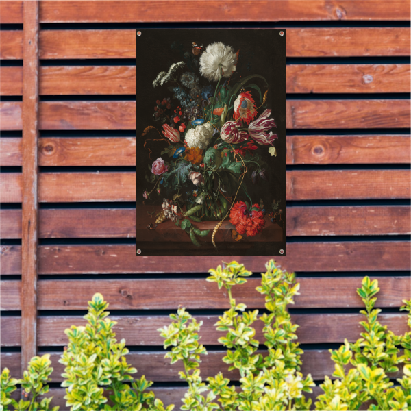 Vaas met bloemen - Jan Davidsz. de Heem tuinposter