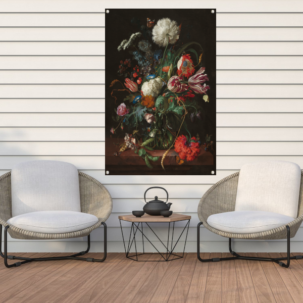 Vaas met bloemen - Jan Davidsz. de Heem tuinposter