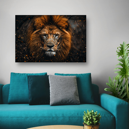 Leeuwenblik - Koninklijke Kracht acrylglas