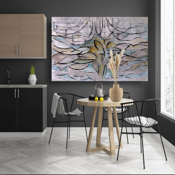Appelboom in bloei - Piet Mondriaan poster
