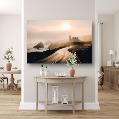 Impressionistisch droomhuis canvas