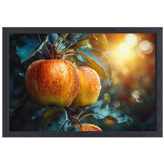 Stilleven met appels van Van Gogh canvas met baklijst