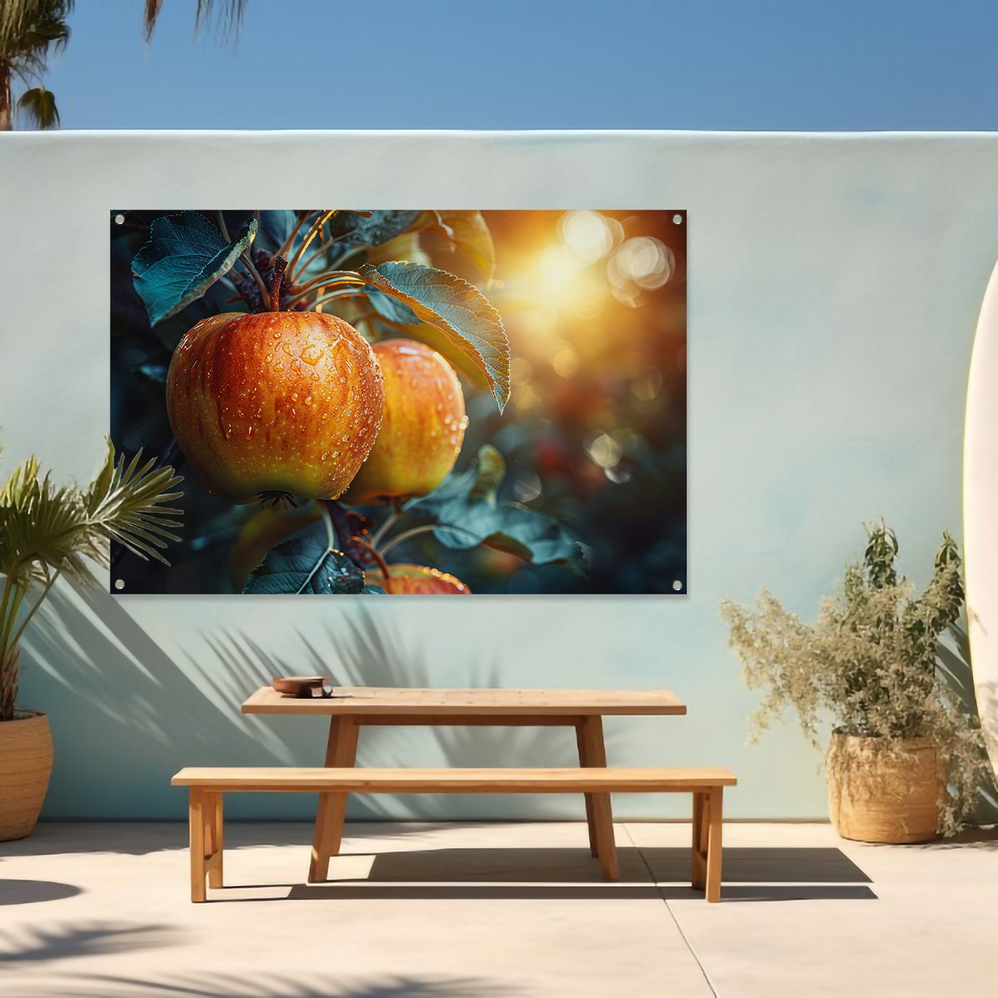 Stilleven met appels van Van Gogh tuinposter