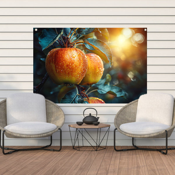 Stilleven met appels van Van Gogh tuinposter