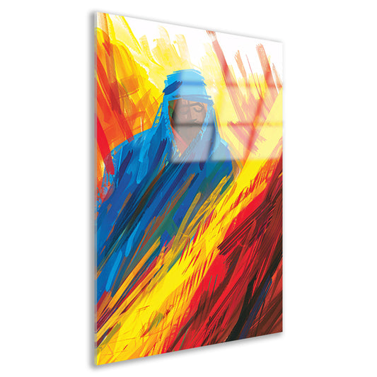 Abstracte Expressie van de Vurige Ziel acrylglas