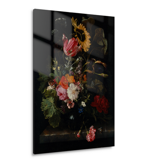 Boeket bloemen in een vaas - Maria van Oosterwyck Acrylglas